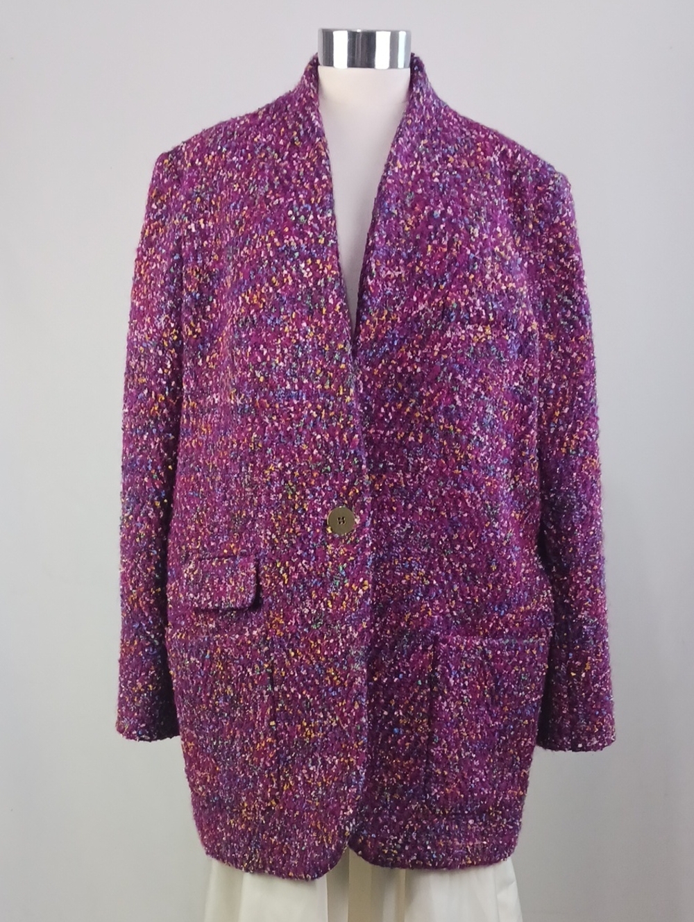 VERONICA BEARD CRISPIN OPEN FRONT COAT JACKET